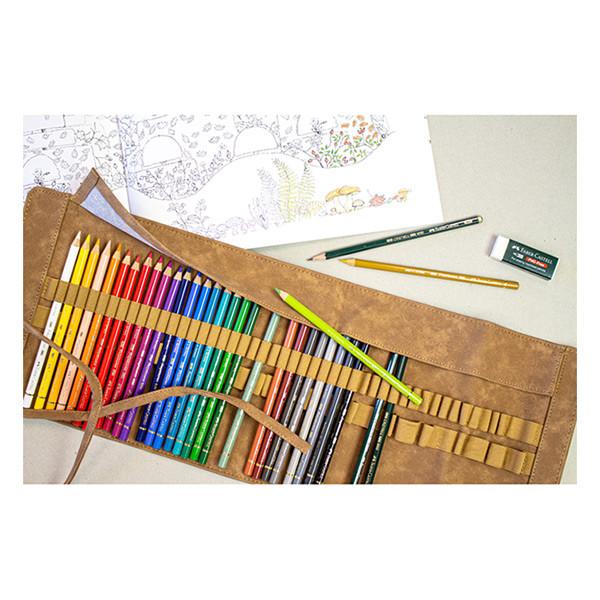 קלמר מתגלגל דמוי עור מבית פאבר קסטל | FABER CASTELL PENCIL CASE