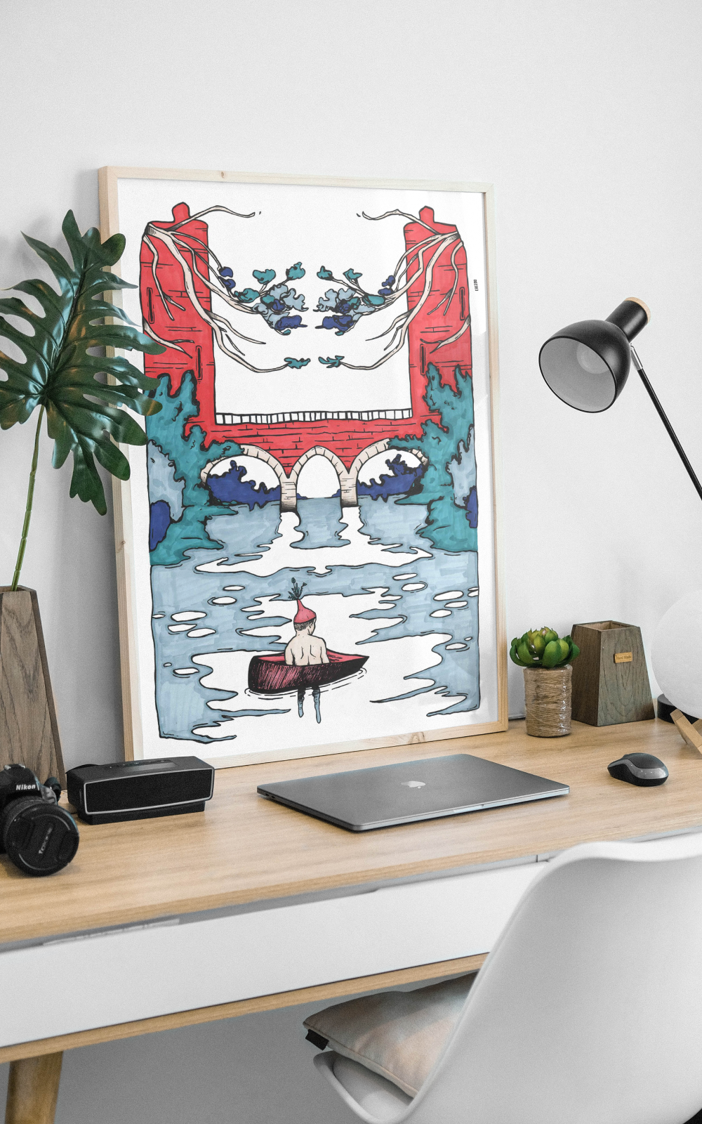 PRINT | EREZOO | UNDER THE BRIDGE