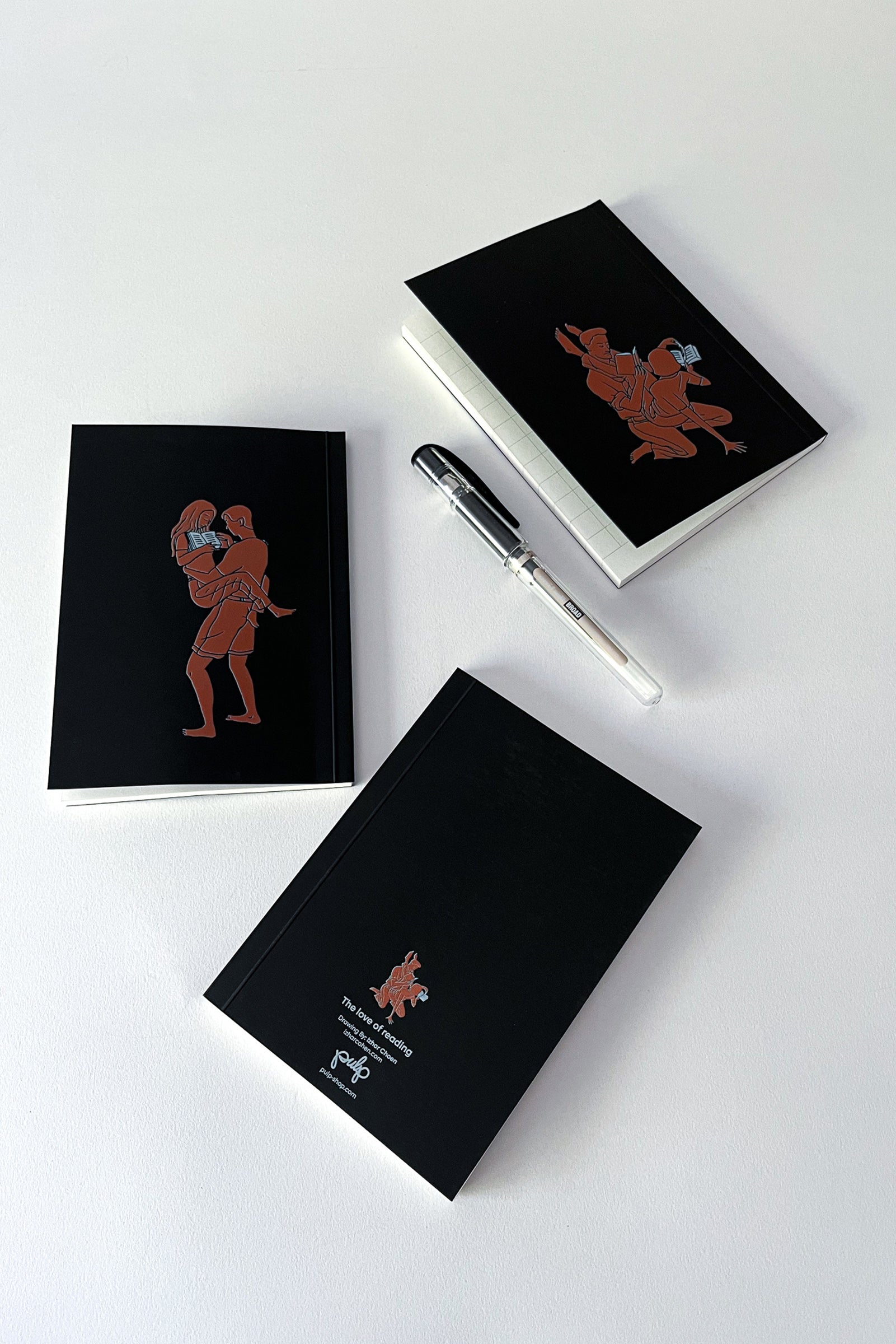 מחברת A6 | מאייר יזהר כהן | LOVE OF READING