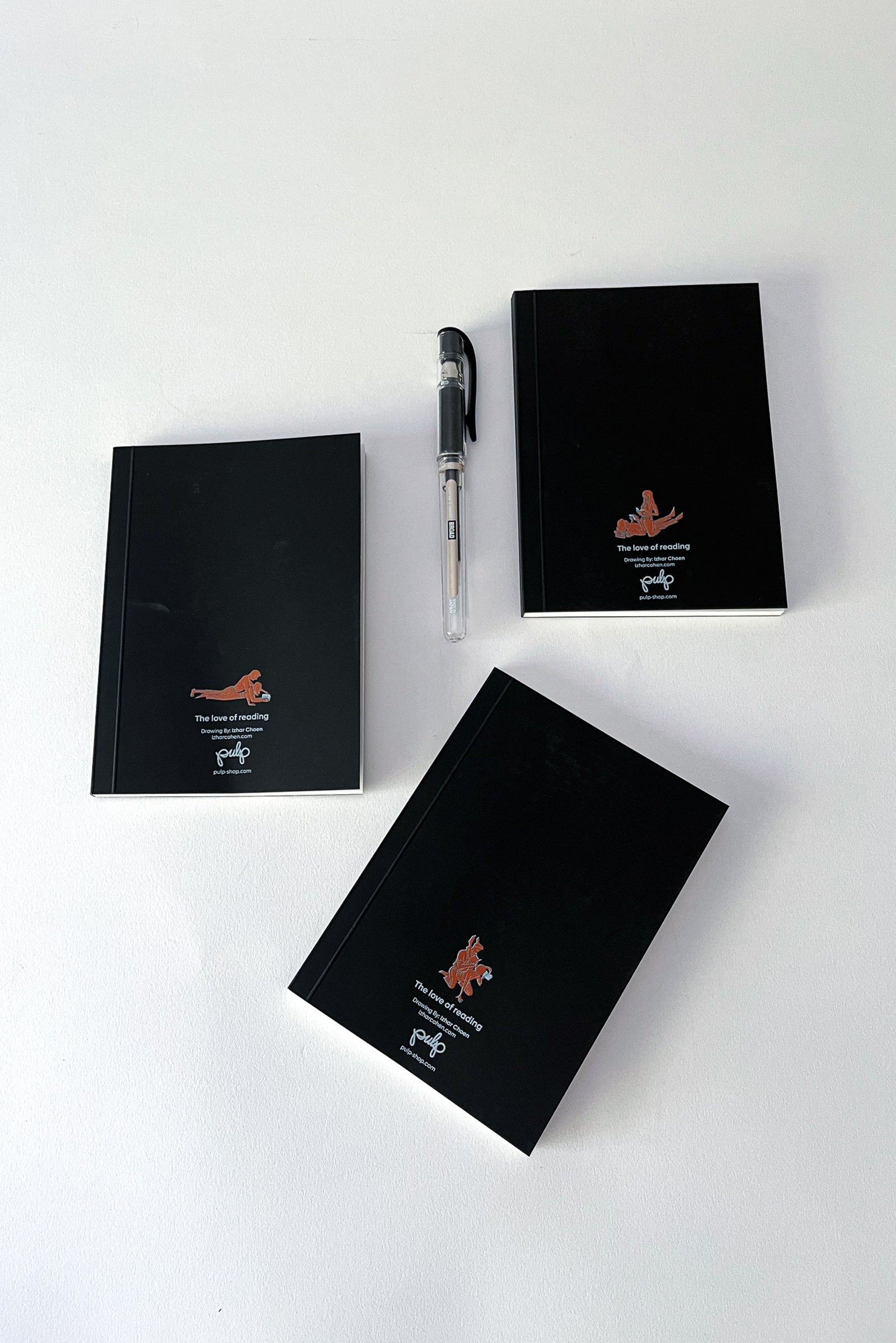 מחברת A6 | מאייר יזהר כהן | LOVE OF READING