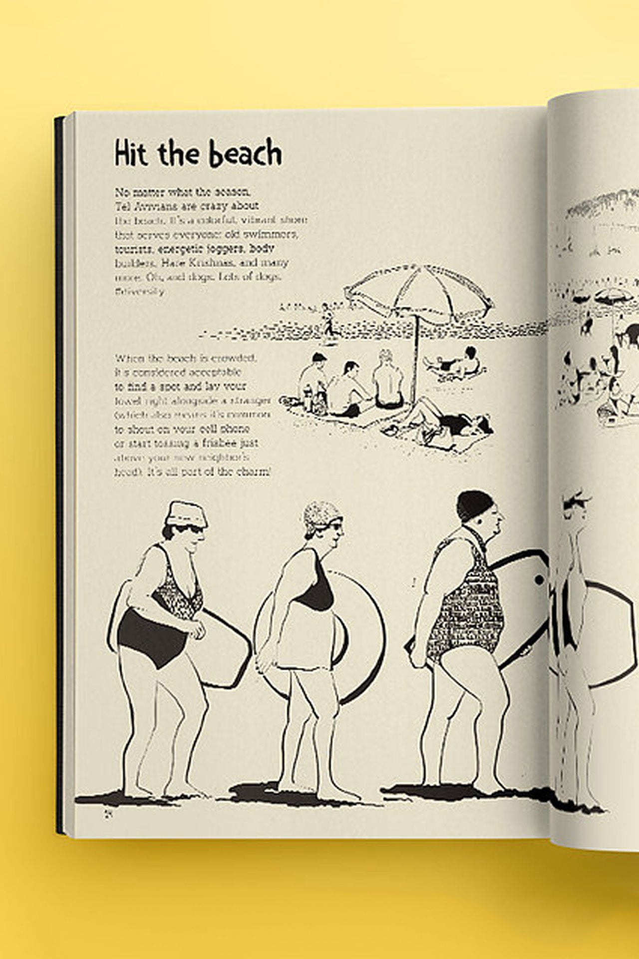 Tel Aviv city stories | מדריך מאוייר לעיר תל אביב למטיילים יצירתיים - citykat stories