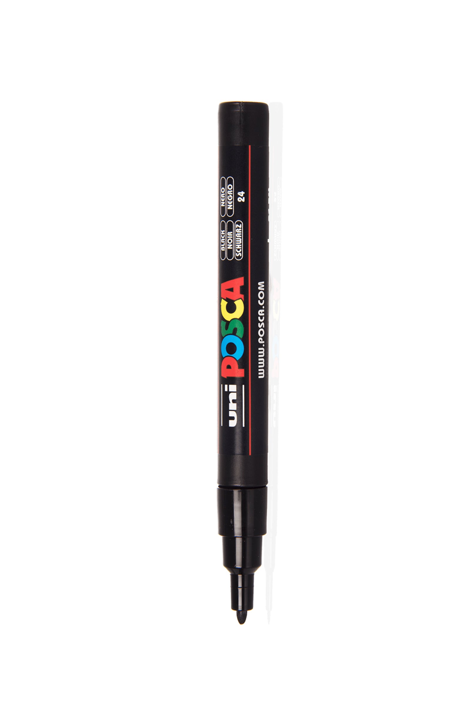 posca by uniball - 3M - סט 8 יח' טושים אקריליים לציור פוסקה בעובי 0.9-1.3 מ"מ