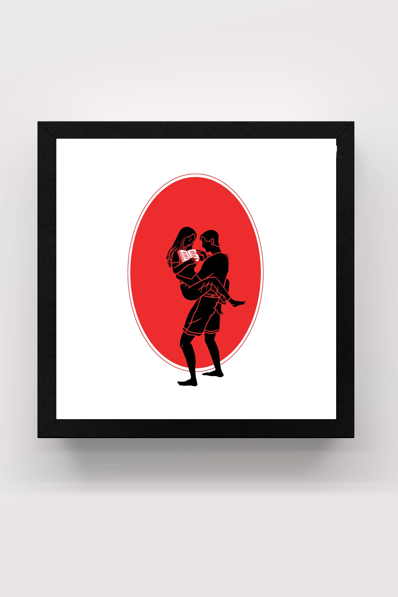 שלישיית הדפסים לתלייה על הקיר |The love of reading 1+2+3| מאייר יזהר כהן