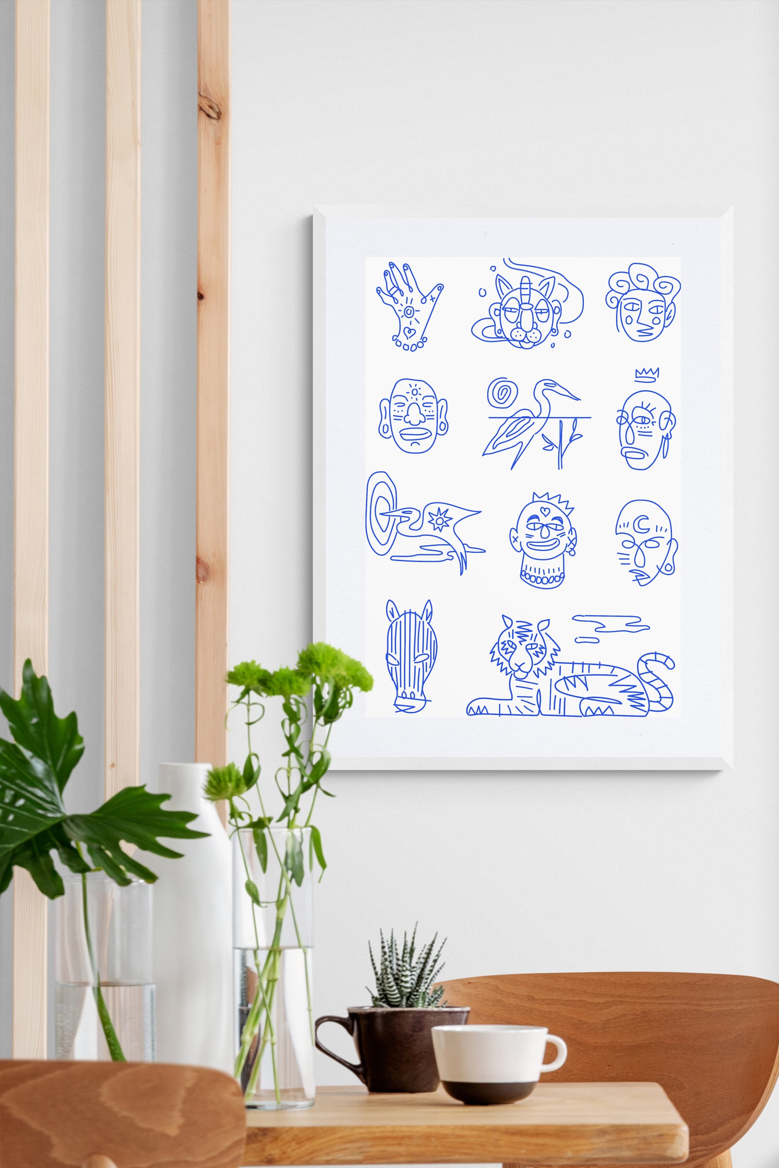 הדפס לתלייה על הקיר | דודלס | מאייר חן מכבי