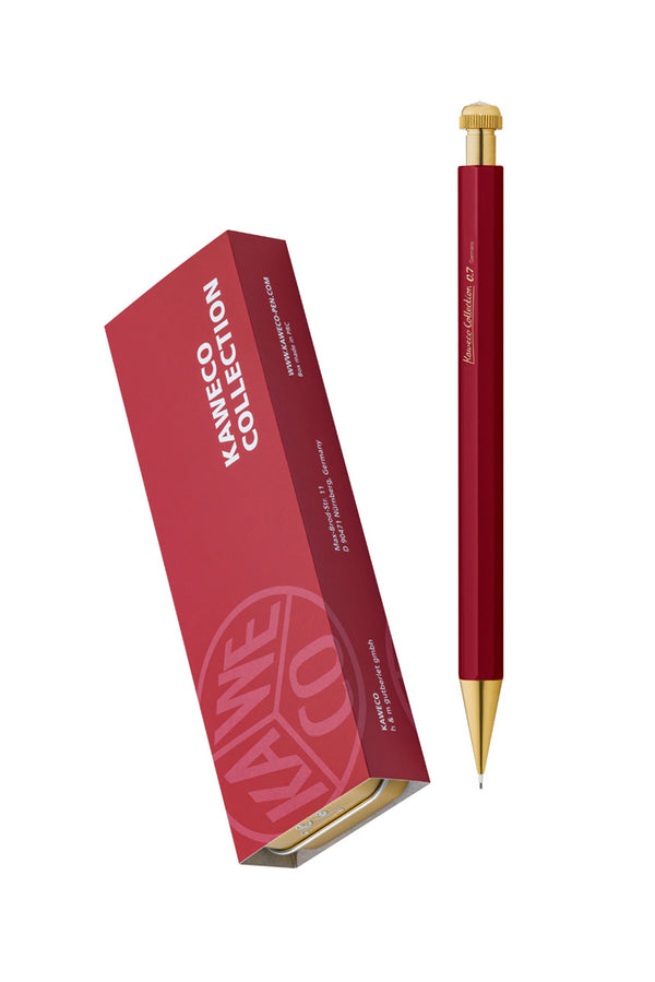עפרון מכני 0.5 אדום זהב | מהדורה מוגבלת | דגם ספסייאל |Kaweco COLLECTION 2022|