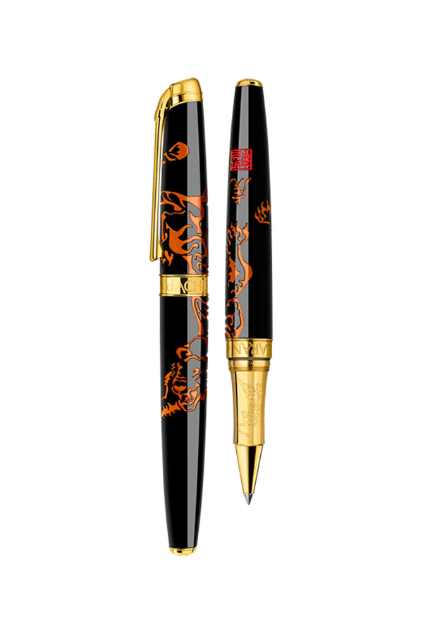 שנת הנמר הסינית - עט רולר יוקרתי במהדורה מוגבלת Caran d’Ache