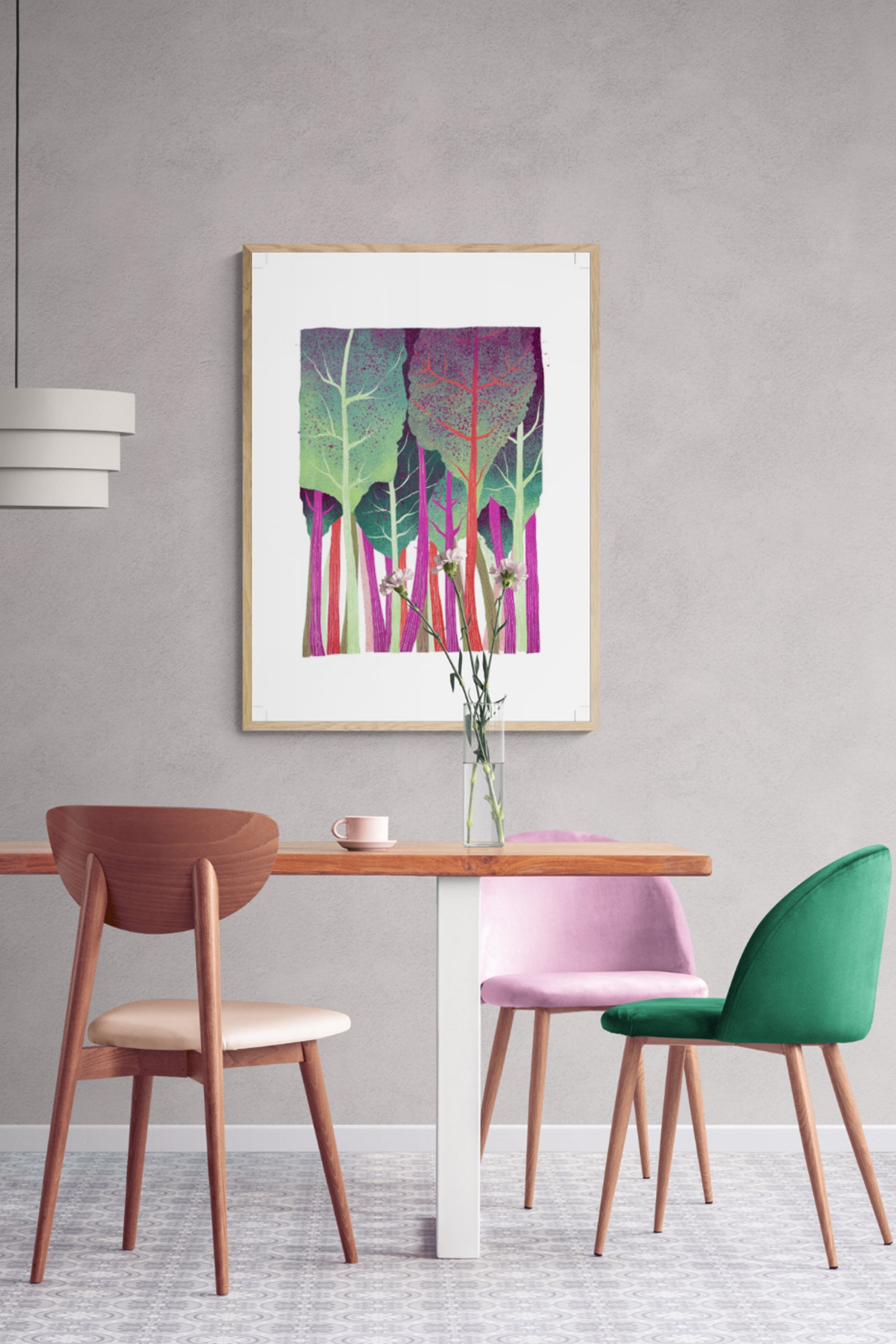 הדפס לתלייה על הקיר | יער הסלקים |BY CITYKAT STORIE