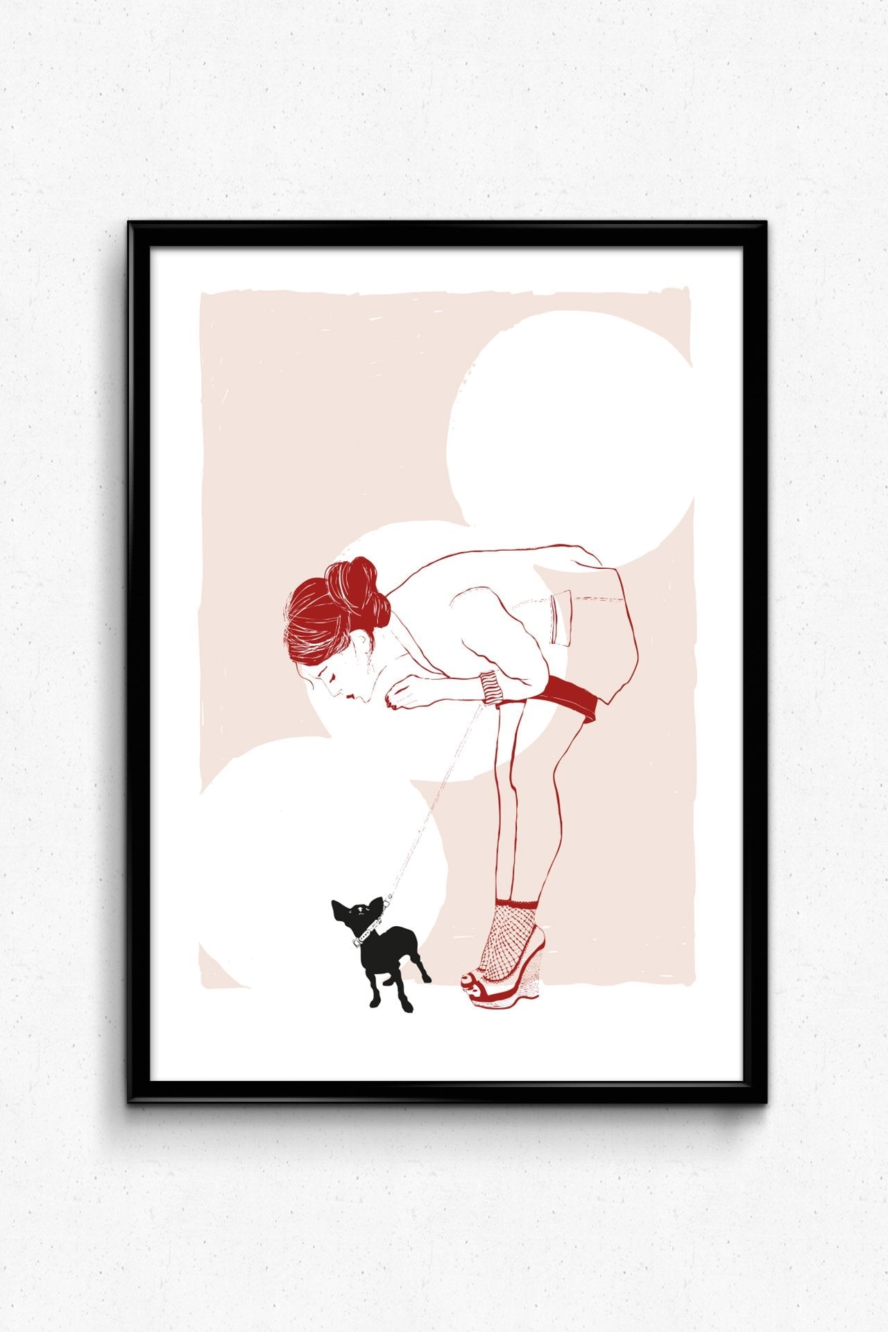 הדפס לתלייה על הקיר- DOG CITY | CITYKAT STORIES