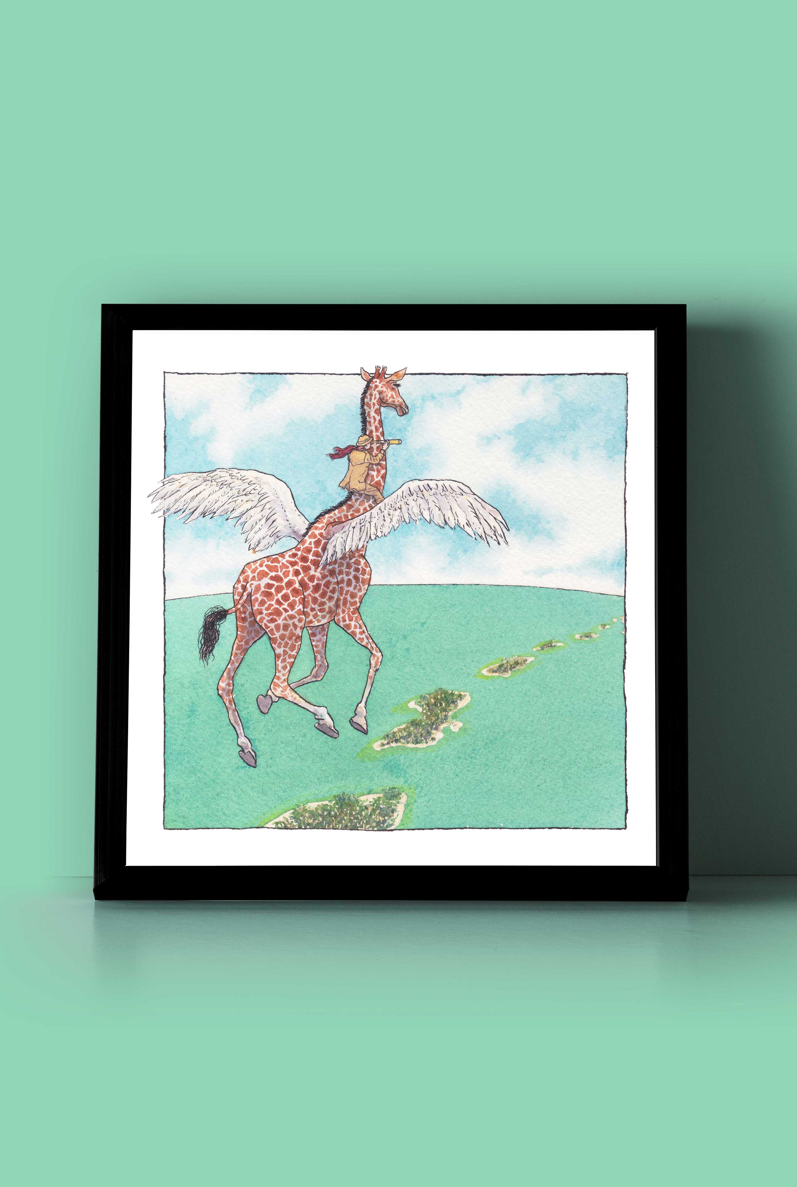 פרינט לתלייה על הקיר | אופק חדש | מאייר- יזהר כהן