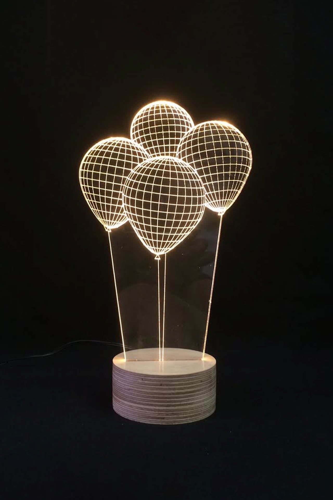 מנורת לד | דגם בלונים