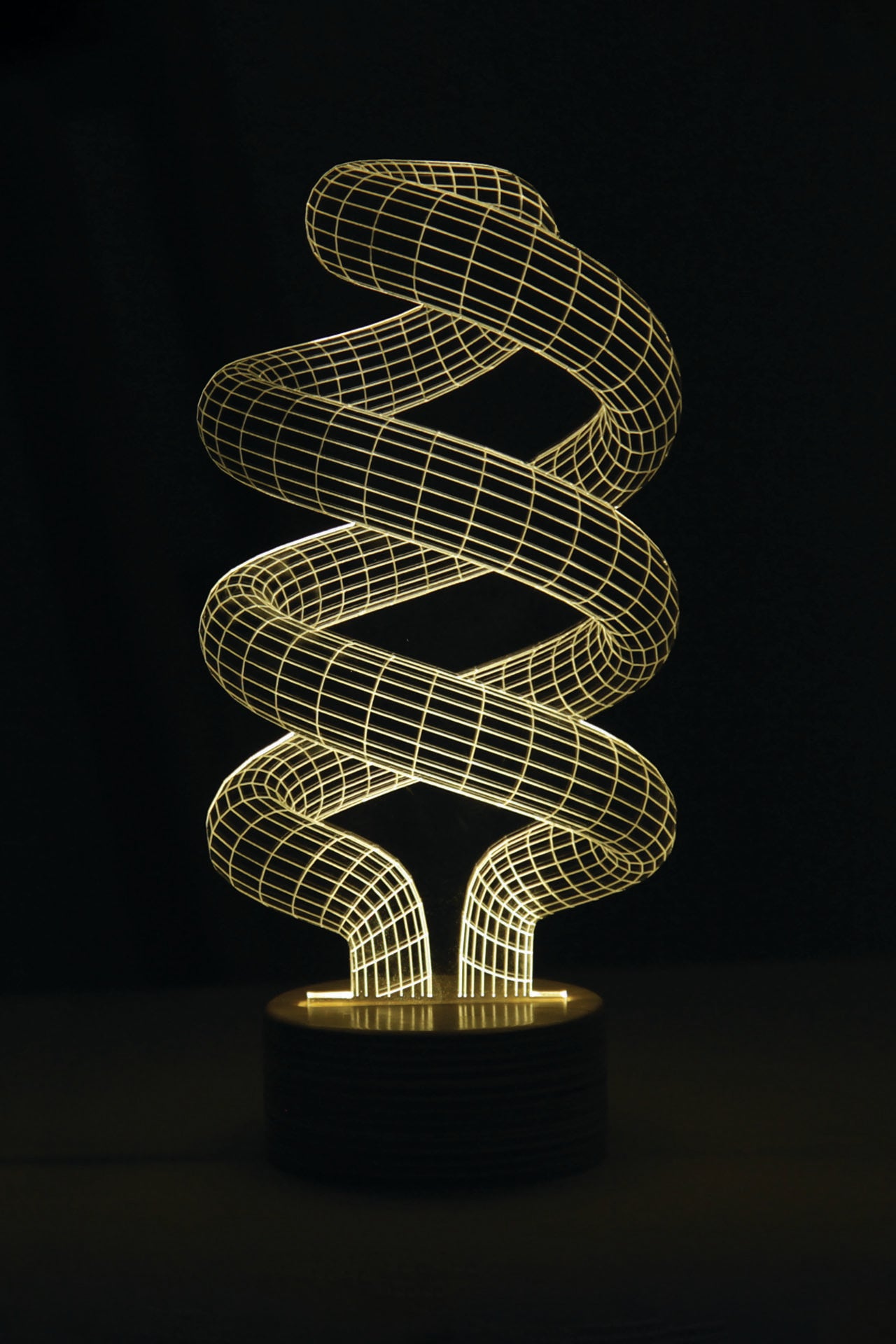 מנורת לד לשולחן | דגם ספירלה