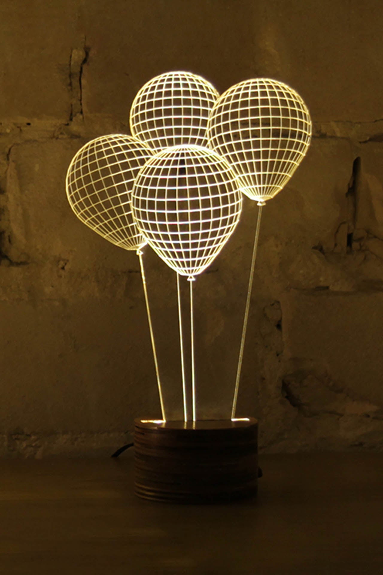 מנורת לד | דגם בלונים