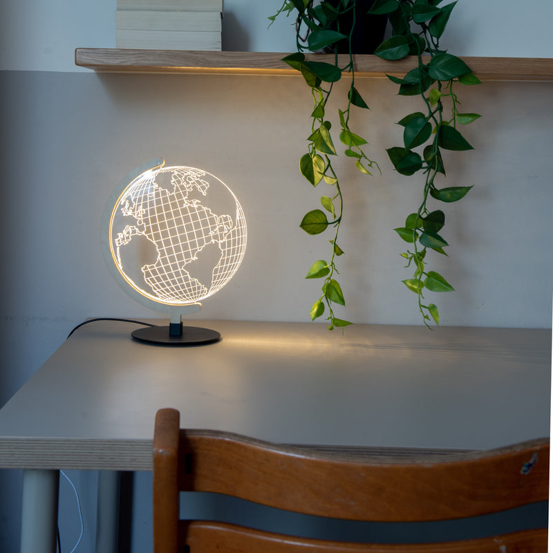 מנורת לד לשולחן עם דימר  | דגם גלובוס