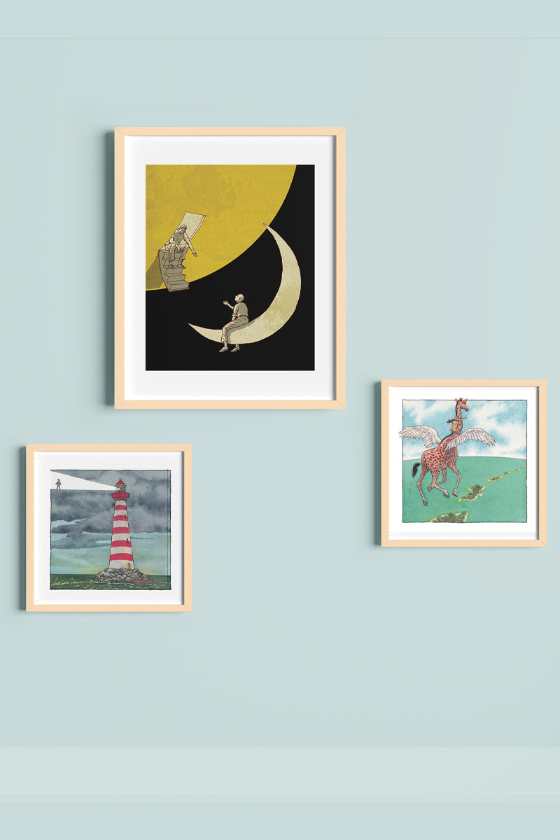 קומפוזציה שלוש תמונות -מאייר יזהר כהן