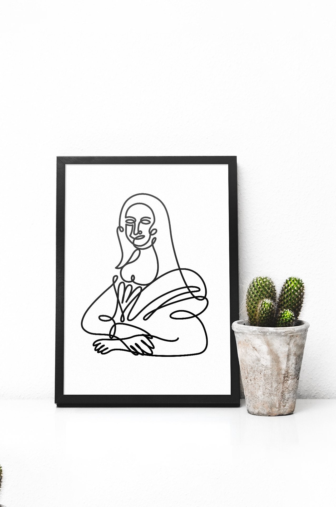 הדפס לתלייה על הקיר| מונה שלי | מאייר חן מכבי בגודל A3