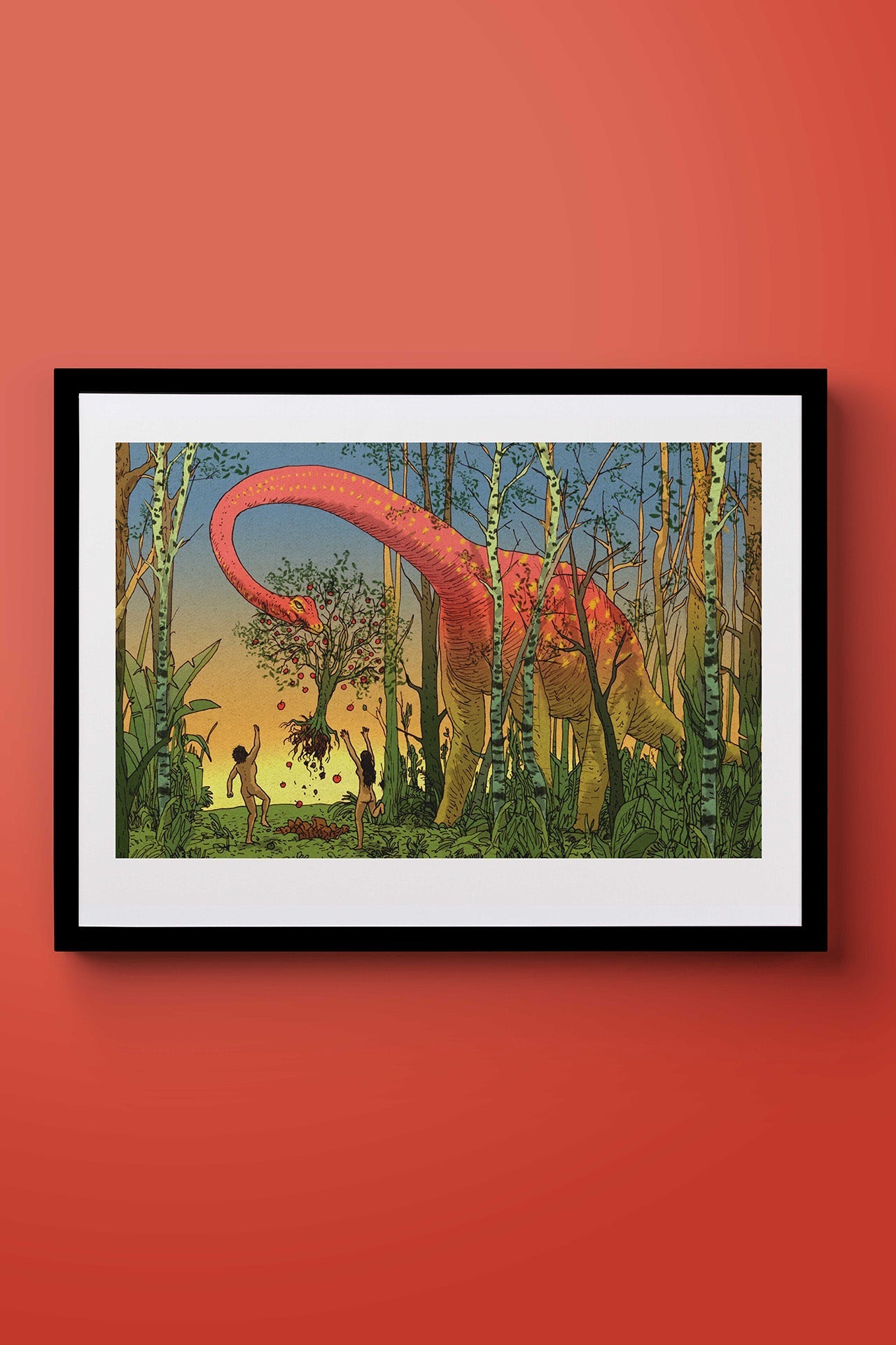 פרינט לתלייה על הקיר | מיתוס ומדע | מאייר- יזהר כהן