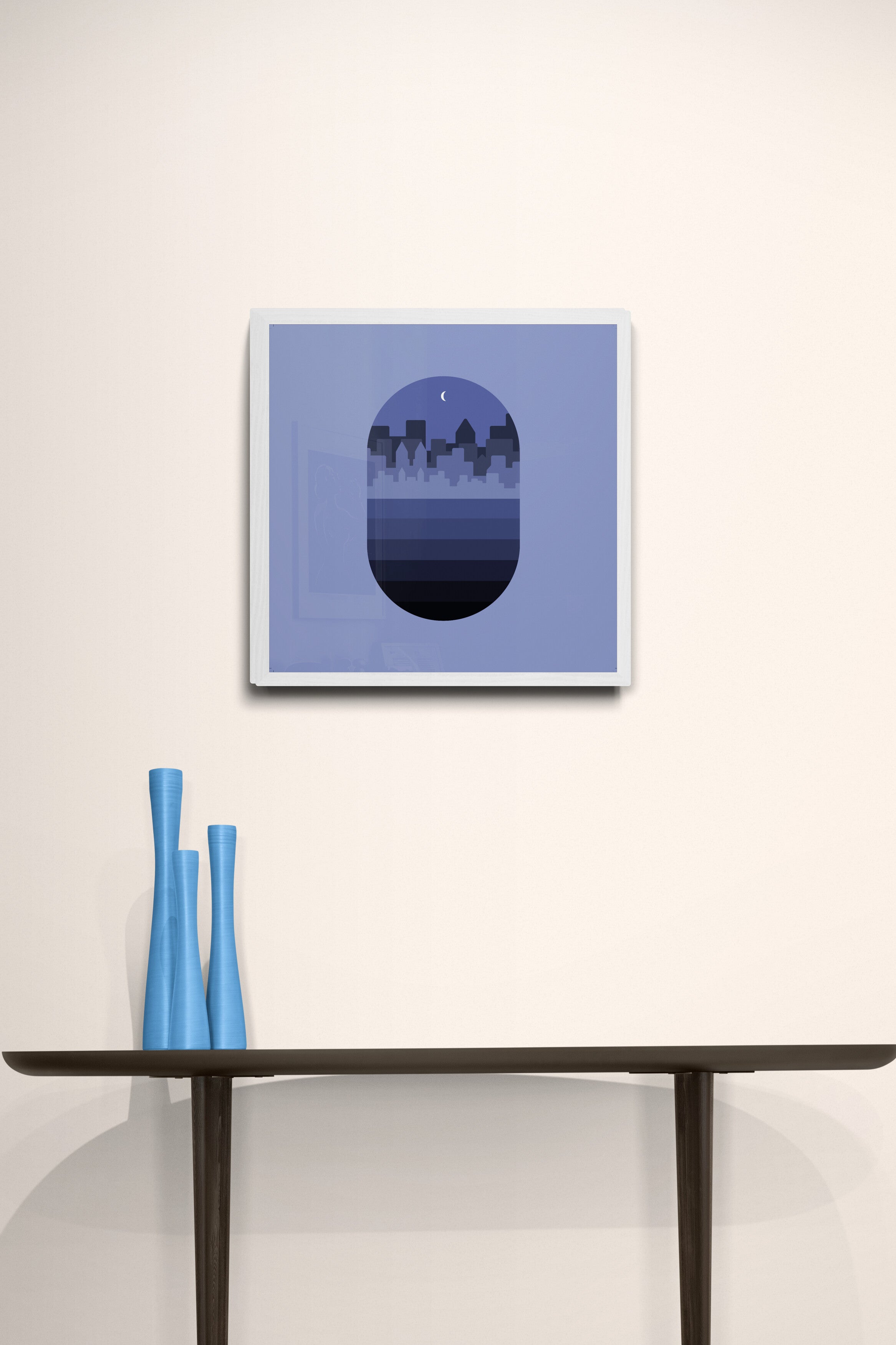 הדפס לתלייה על הקיר| CITY NIGHT| מאייר גיל בלאקמן