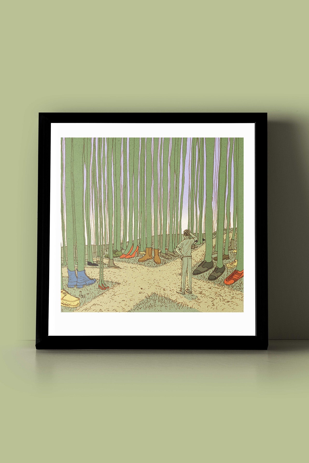 פרינט לתלייה על הקיר | הצעד הבא | מאייר- יזהר כהן