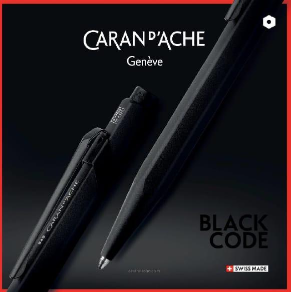 Caran d’Ache Black code - 849 - עט כדורי בלאק קוד מסדרת