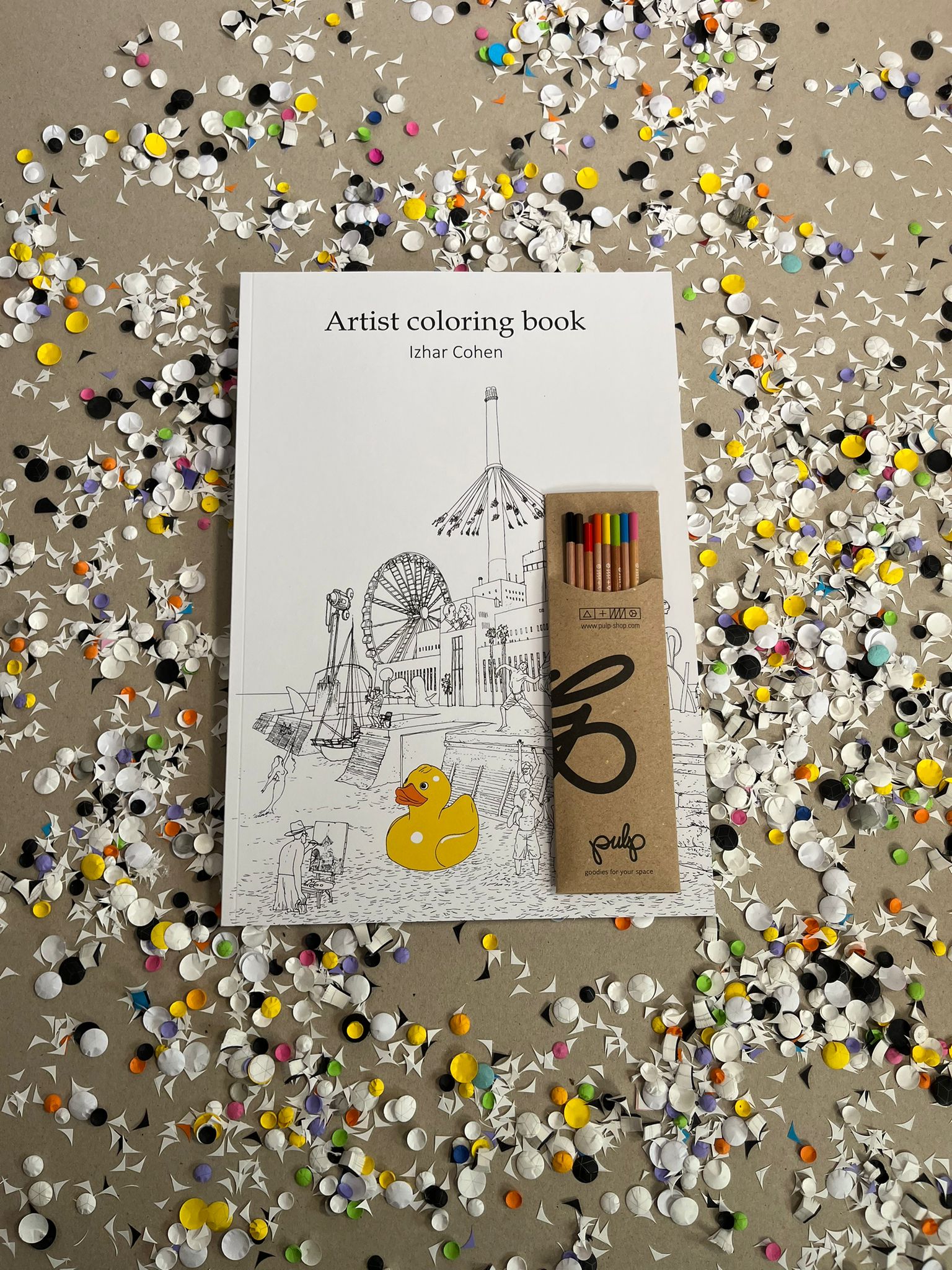 צובעים איור ישראלי| מארז צביעה של המאייר יזהר כהן