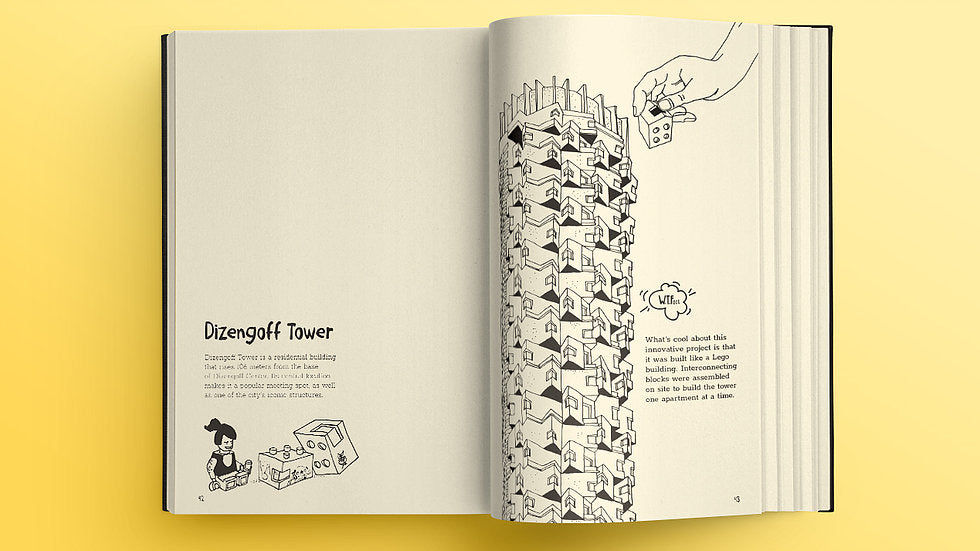 Tel Aviv city stories | מדריך מאוייר לעיר תל אביב למטיילים יצירתיים - citykat stories