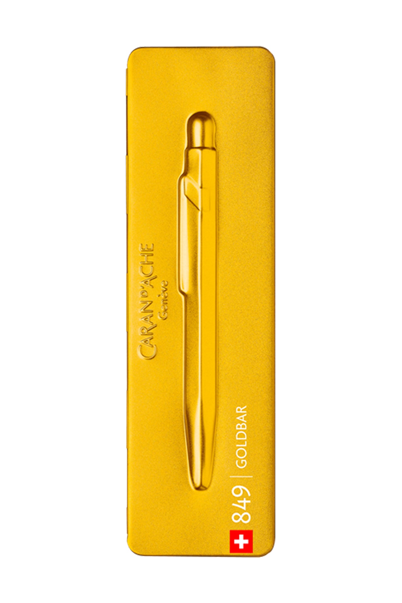 עט כדורי מוזהב מסדרת 849 מבית קראנדש | CARAN D'ACHE | GOLDBAR LIMITED EDITION