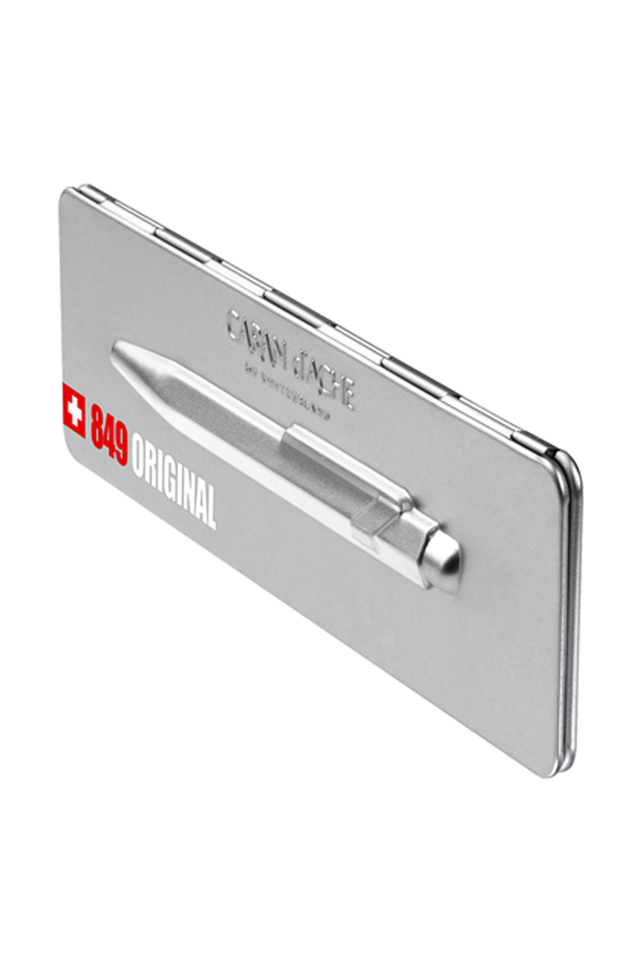 עט כדורי כסוף דגם אוריגינל מסדרת 849 של קראנדש | CARAN D'ACHE