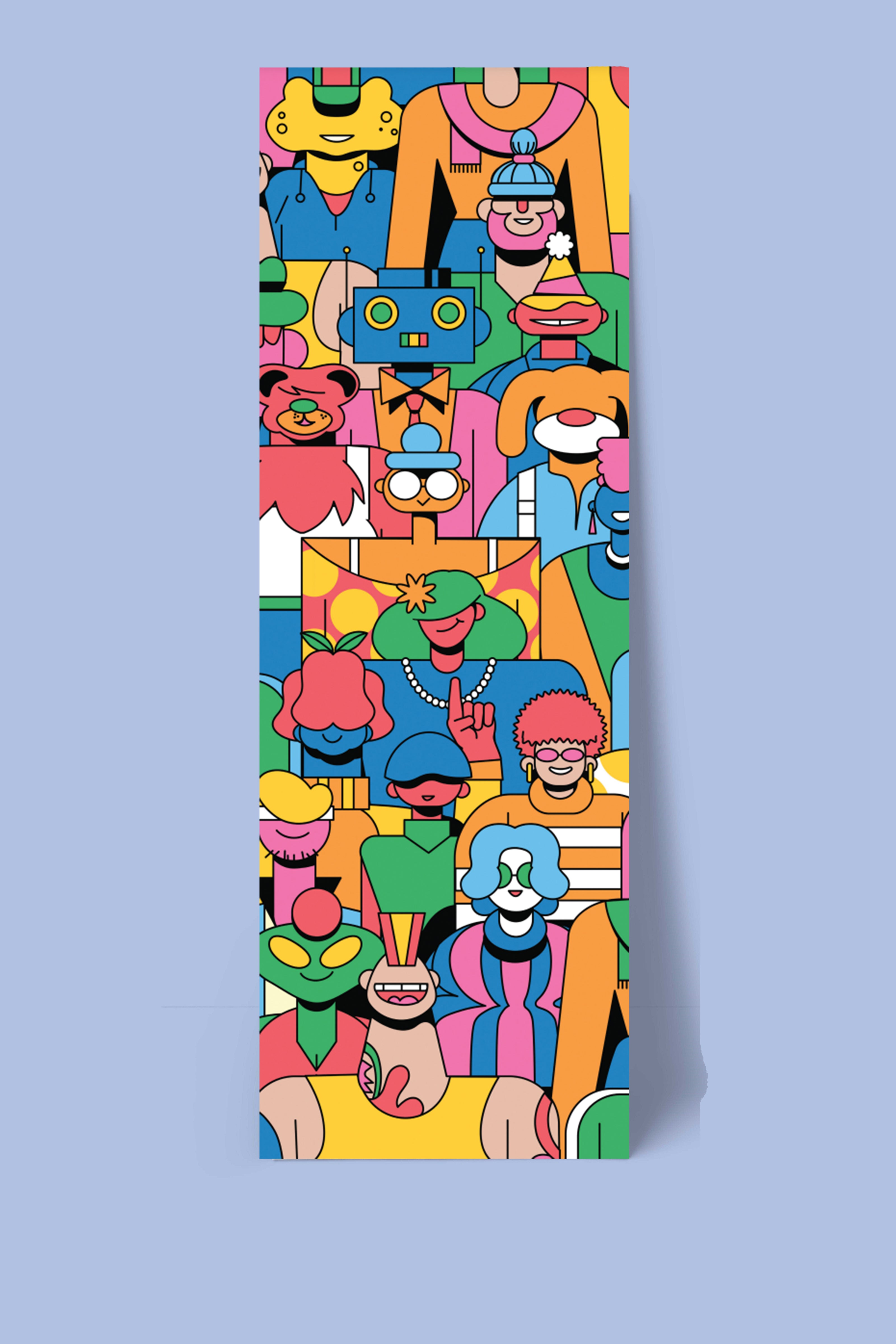 הדפס לתלייה על הקיר | כולם ביחד | מאייר אלון ברייאר