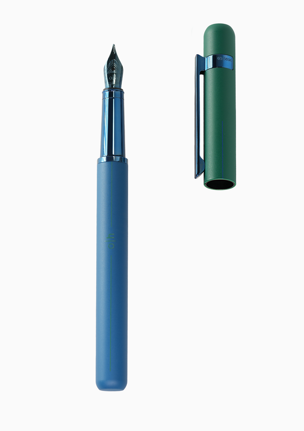 עט נובע פרוסטד ירוק-כחול | DESIGN 03 |OTTO HUTT