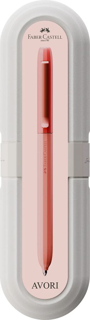 עט כדורי כתום אש | Faber Castell Avori ballpoint pen Inner Fire