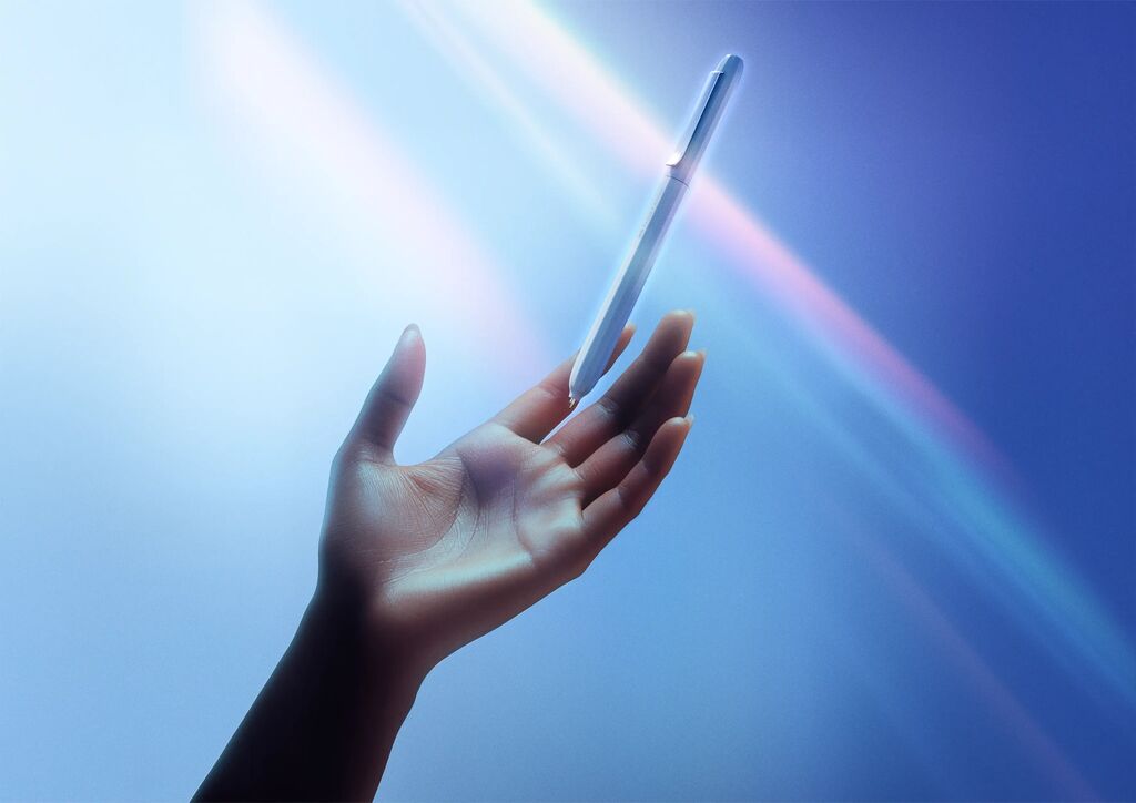 עט כדורי תכלת שמים | Faber Castell Avori ballpoint pen Peace Of Mind