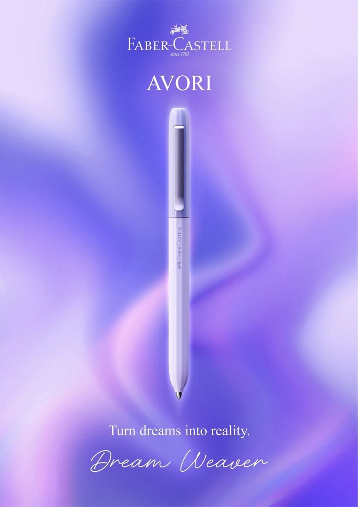 עט כדורי סגול חלומי | Faber Castell Avori ballpoint pen Dream Weaver