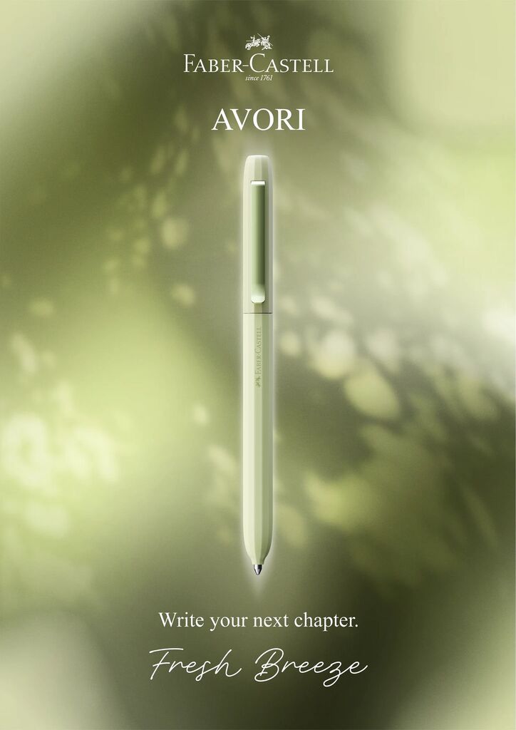 עט כדורי ירוק רענן | Faber Castell Avori ballpoint pen Fresh Breeze