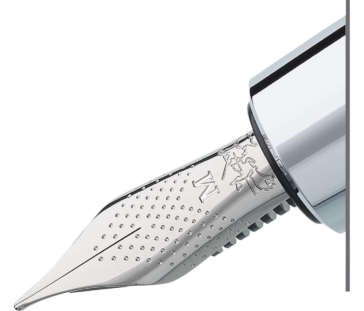 עט נובע מעץ אגס בגימור כהה שולב כרום | Faber Castell E-Motion Pearwood DARK