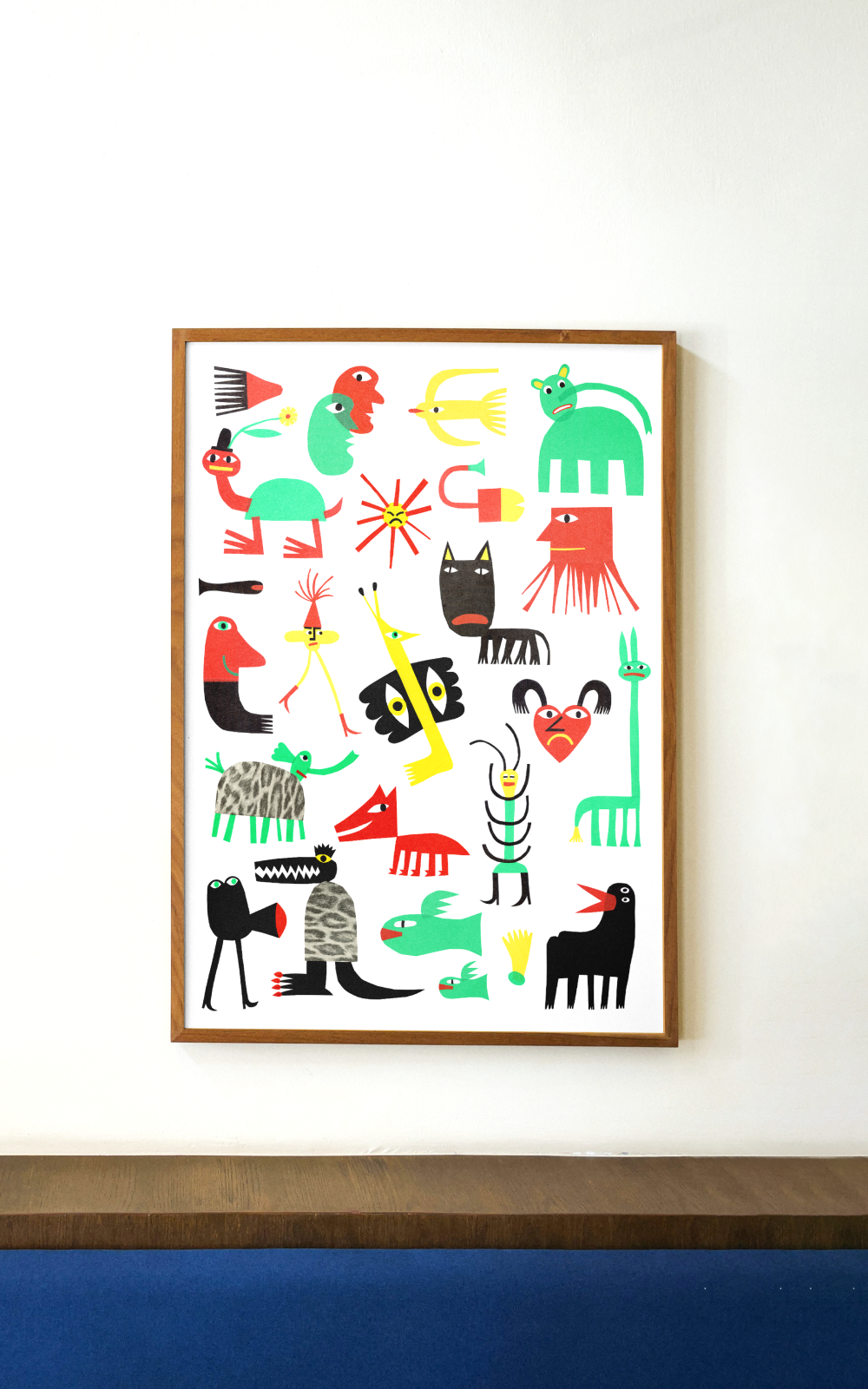 הדפס לתלייה על הקיר | Wallpaper creatures | ענת ורשבסקי