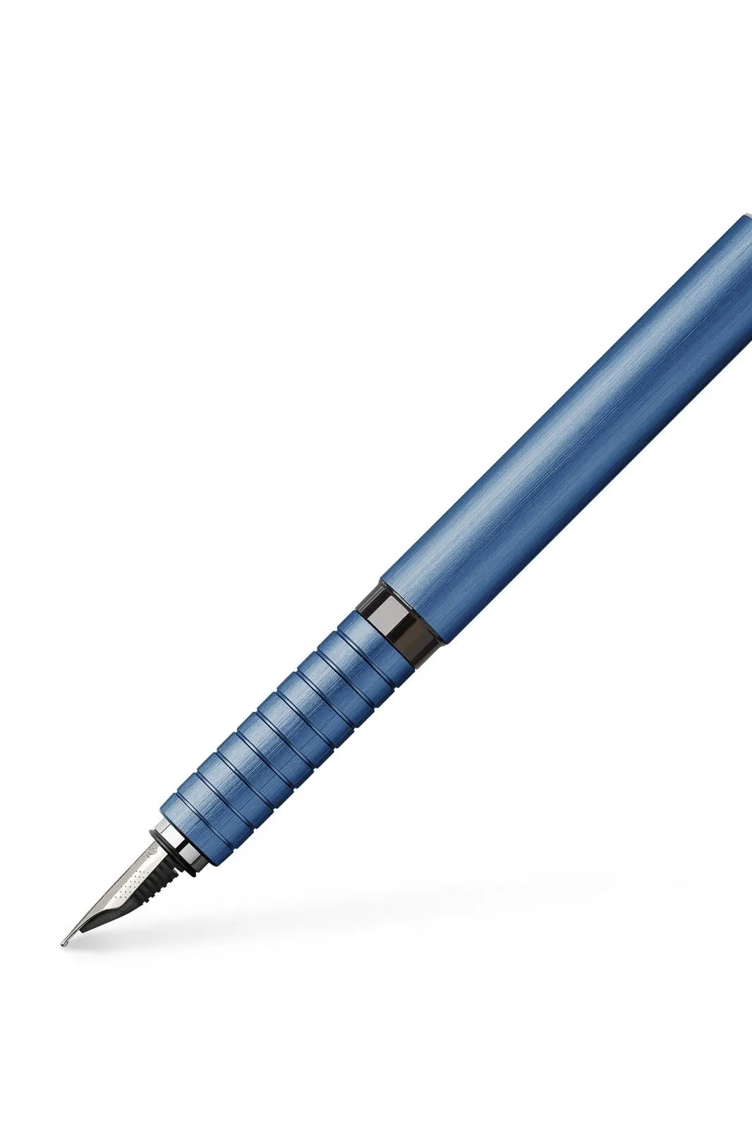 עט נובע אלומיניום כחול | Faber Castell Essentio