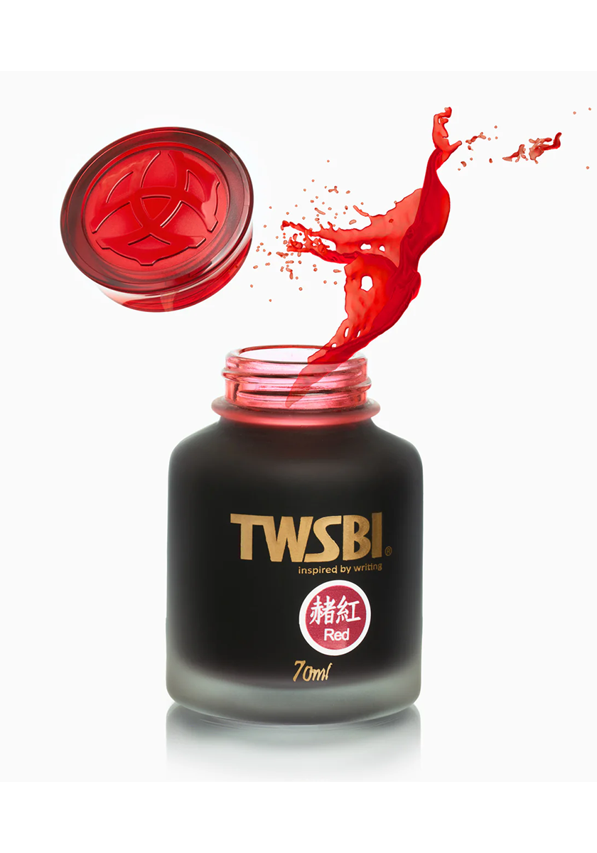 בקבוק דיו אדום | TWSBI Ink Red 70ml