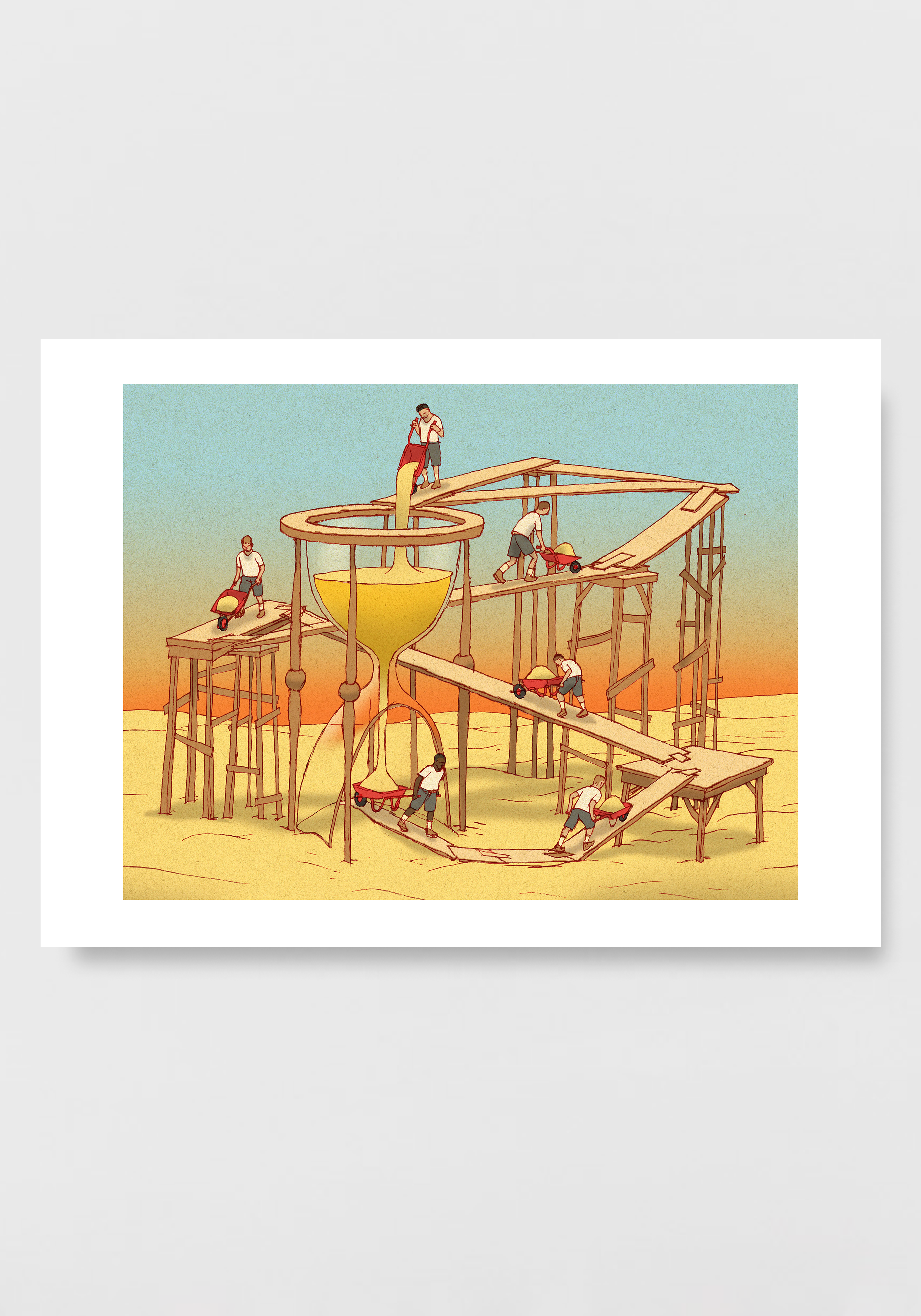 פרינט לתלייה על הקיר | נצח | יזהר כהן - אוסף חדש