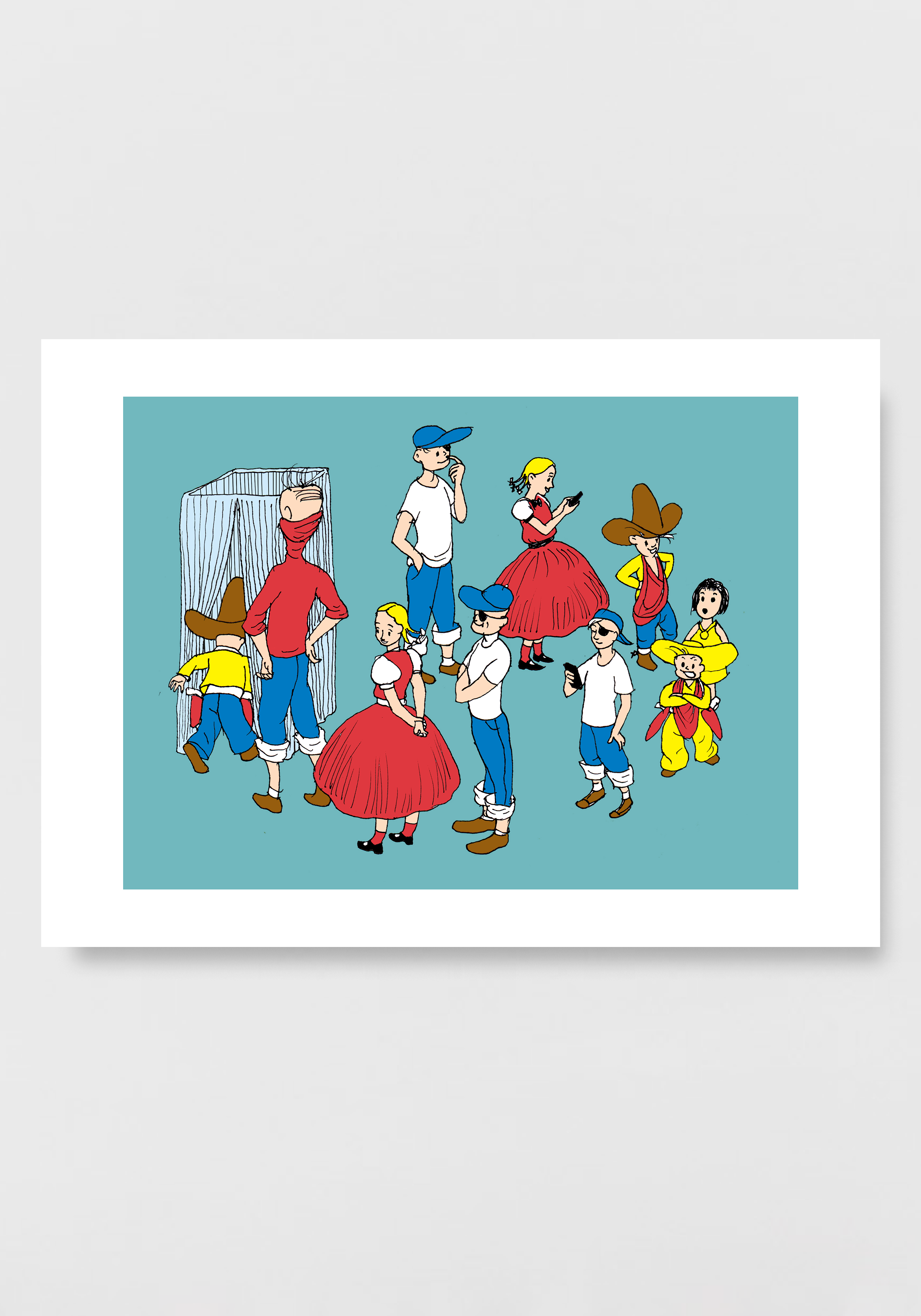 פרינט לתלייה על הקיר | עתידות | יזהר כהן - אוסף חדש