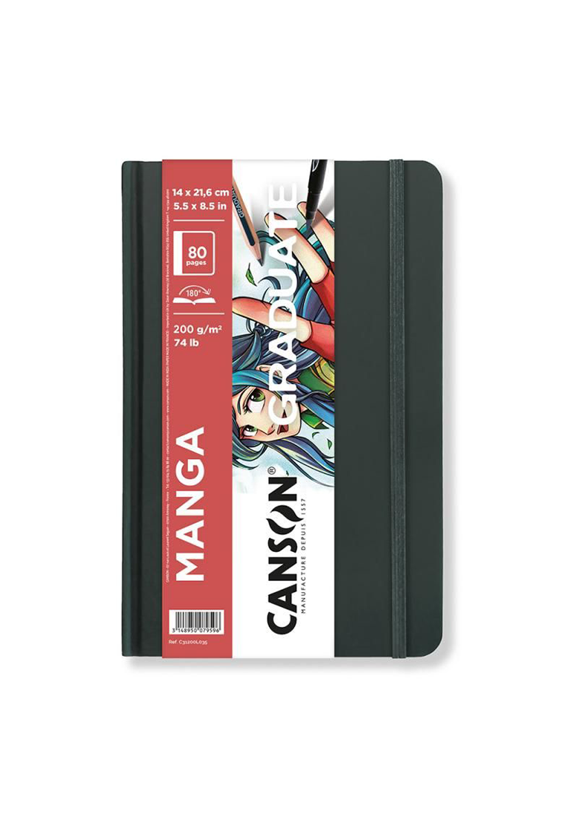 מחברת A5 לציור קומיקס | נייר 200 גרם | Canson Graduate