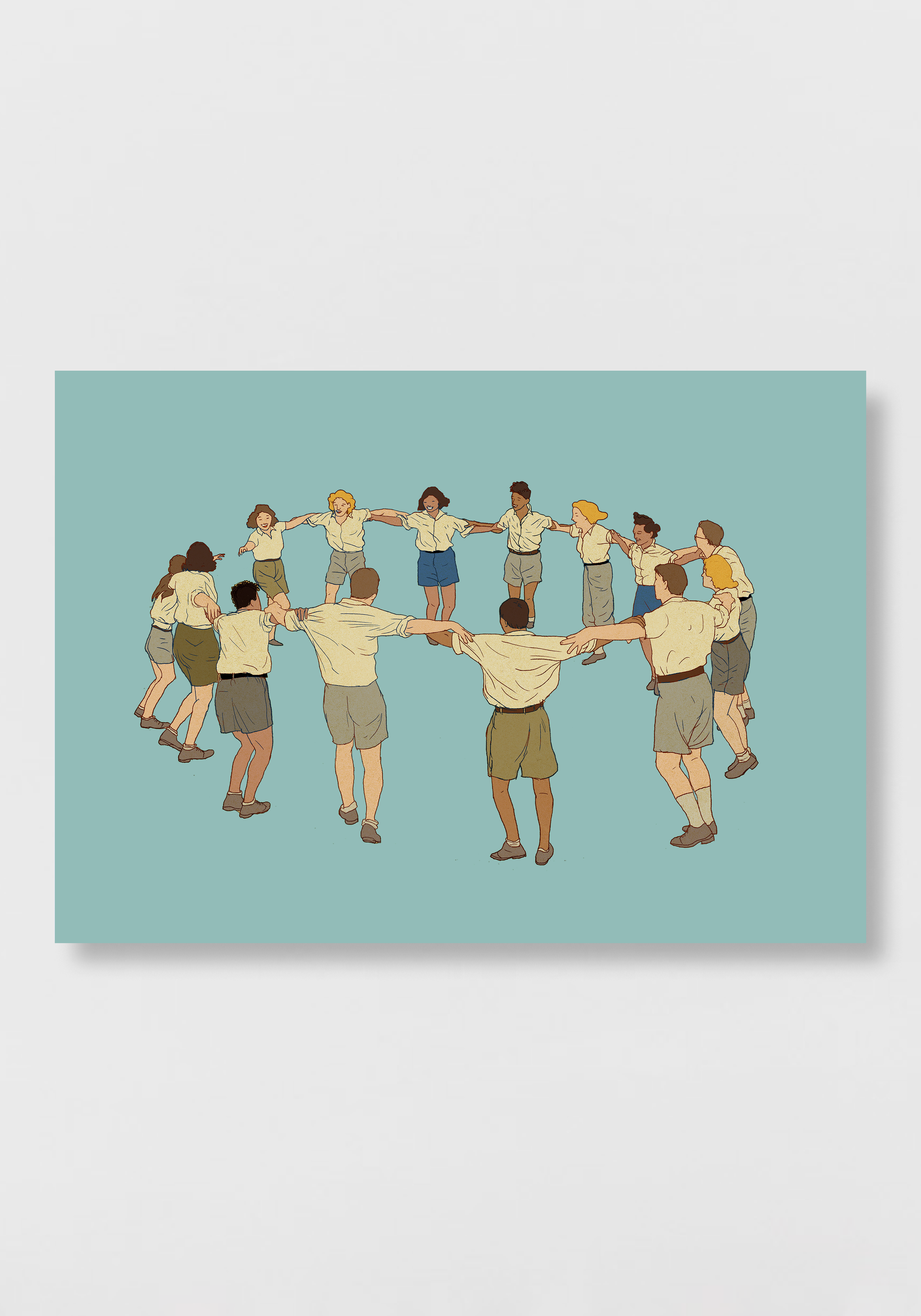 פרינט לתלייה על הקיר | הורה | יזהר כהן - אוסף חדש