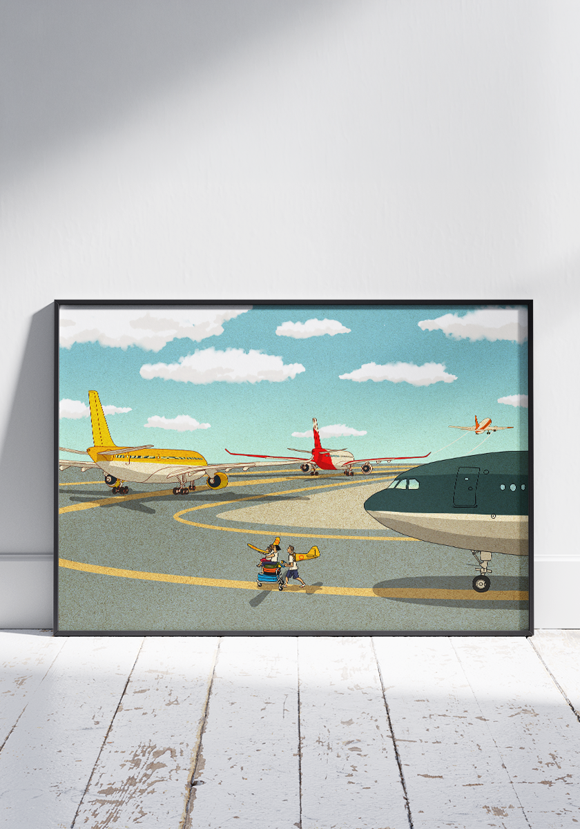 פרינט לתלייה על הקיר | חגים בשמים | יזהר כהן - אוסף חדש