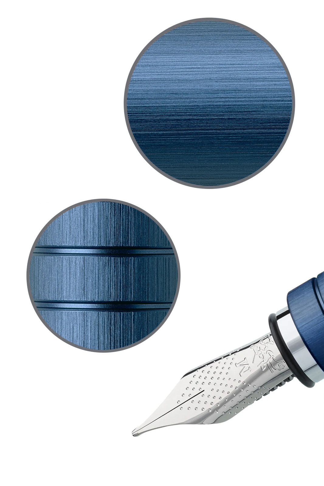 עט נובע אלומיניום כחול | Faber Castell Essentio