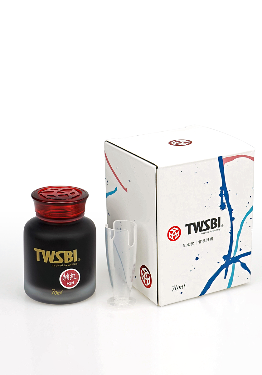 בקבוק דיו אדום | TWSBI Ink Red 70ml