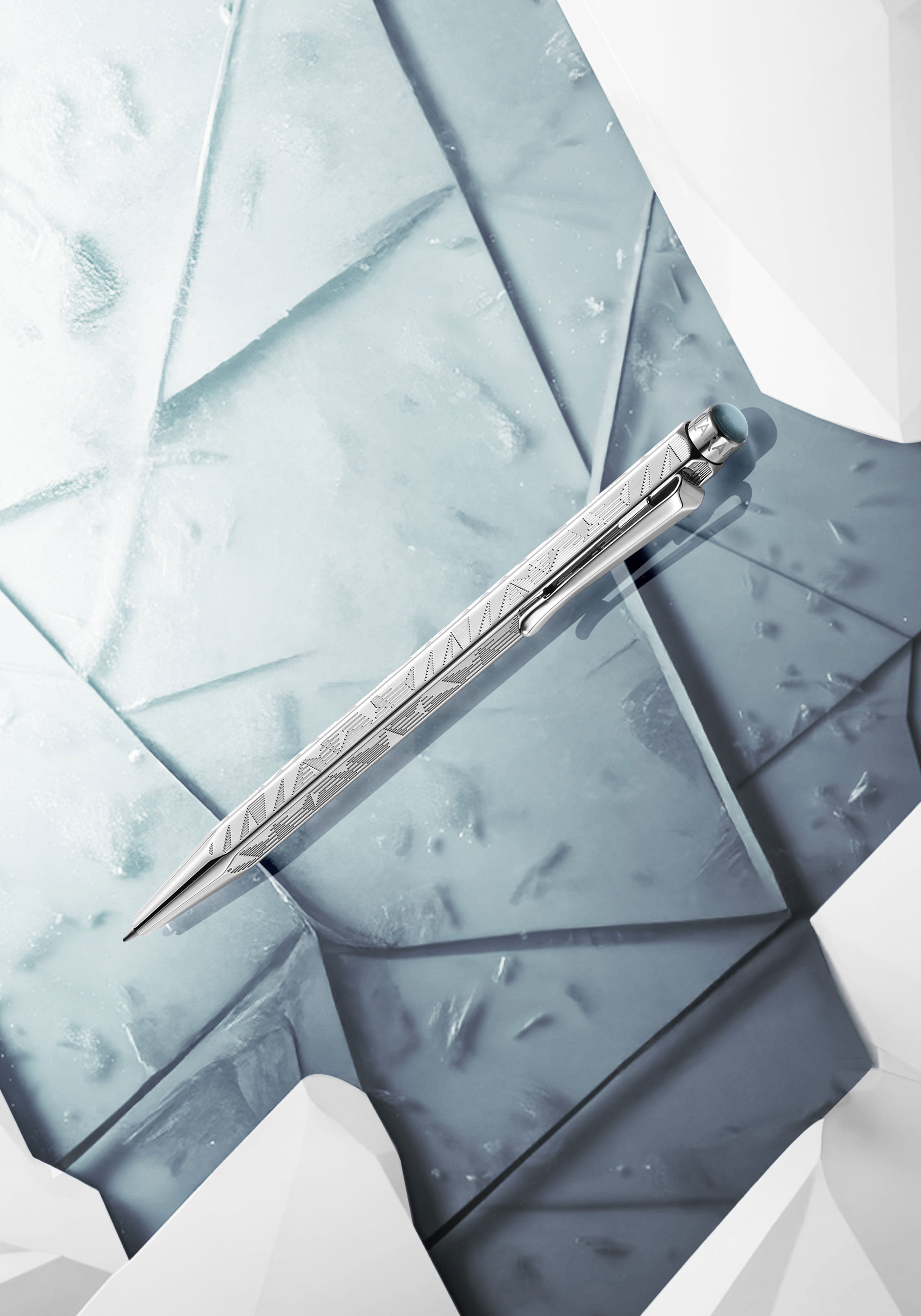 עט כדורי יוקרתי מסדרת אקרידור | ECRIDOR ALPINE FROST | Caran d'Ache