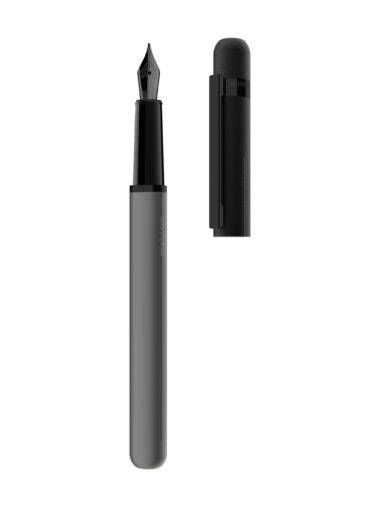 Otto Hutt - design 03 - DARK GREY - PVD עט נובע בצבע אפור כהה בציפוי