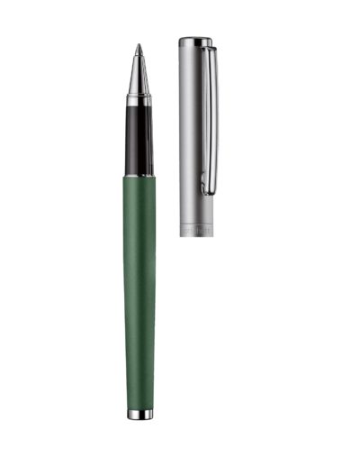 עט רולר בציפוי רותניום וירוק מרווה מט | עיצוב 01 | OTTO HUTT
