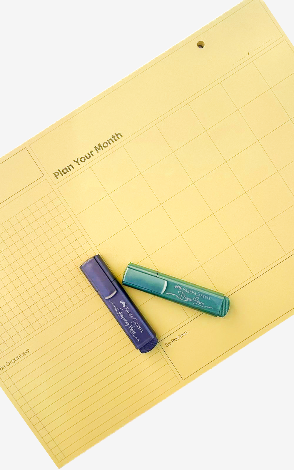 בלוק ענק לתכנון חודשי  | PLAN YOUR MONTH