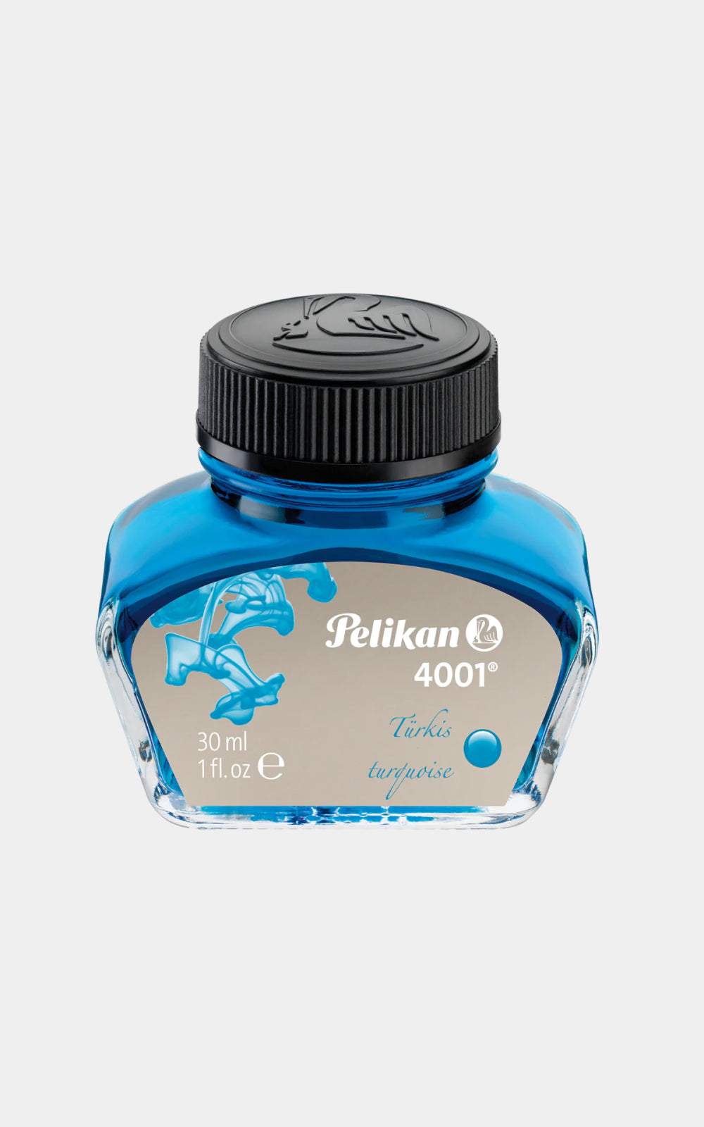 בקבוק דיו לעט נובע בצבע טורקיז | Pelikan Ink 4001