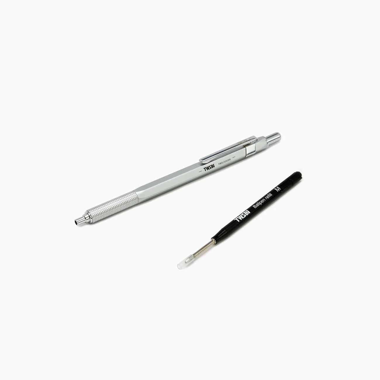 עט כדורי 1 מ"מ כסוף | TWSBI Precision Ball Point Pen
